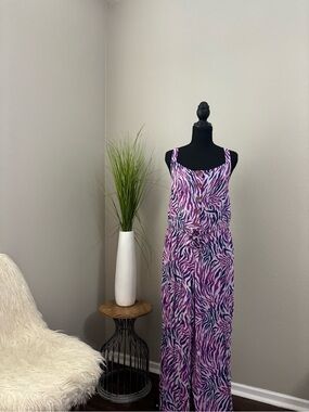 Purple Zebra Print 2 Piece Set